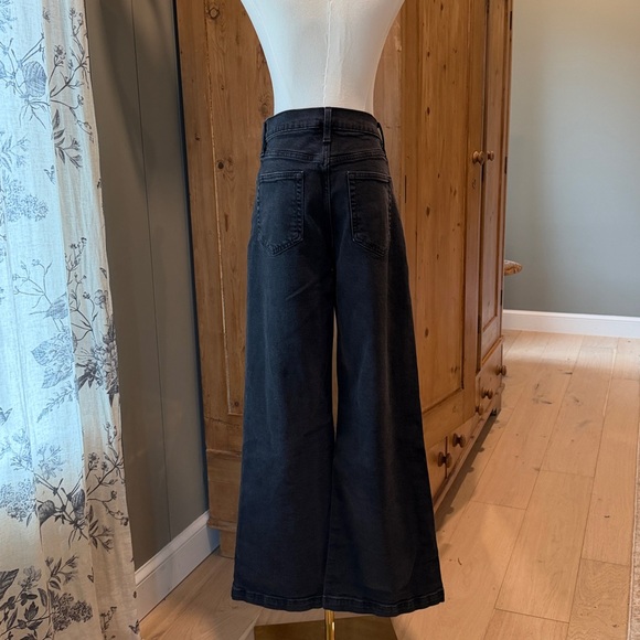 GAP High Rise Stride Wide Leg Jeans – Washed Black | 28 / 6R - Picture 2 of 12